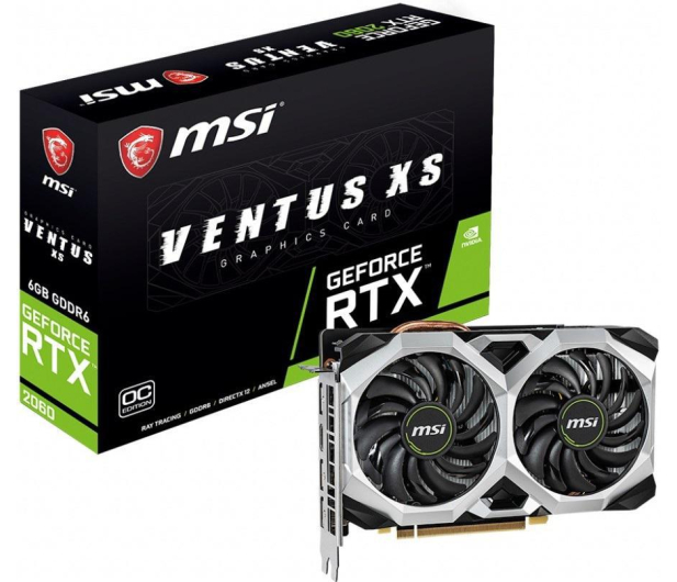MSI GeForce RTX 2060 VENTUS XS OC 6GB GDDR6 - 492342 - zdjęcie